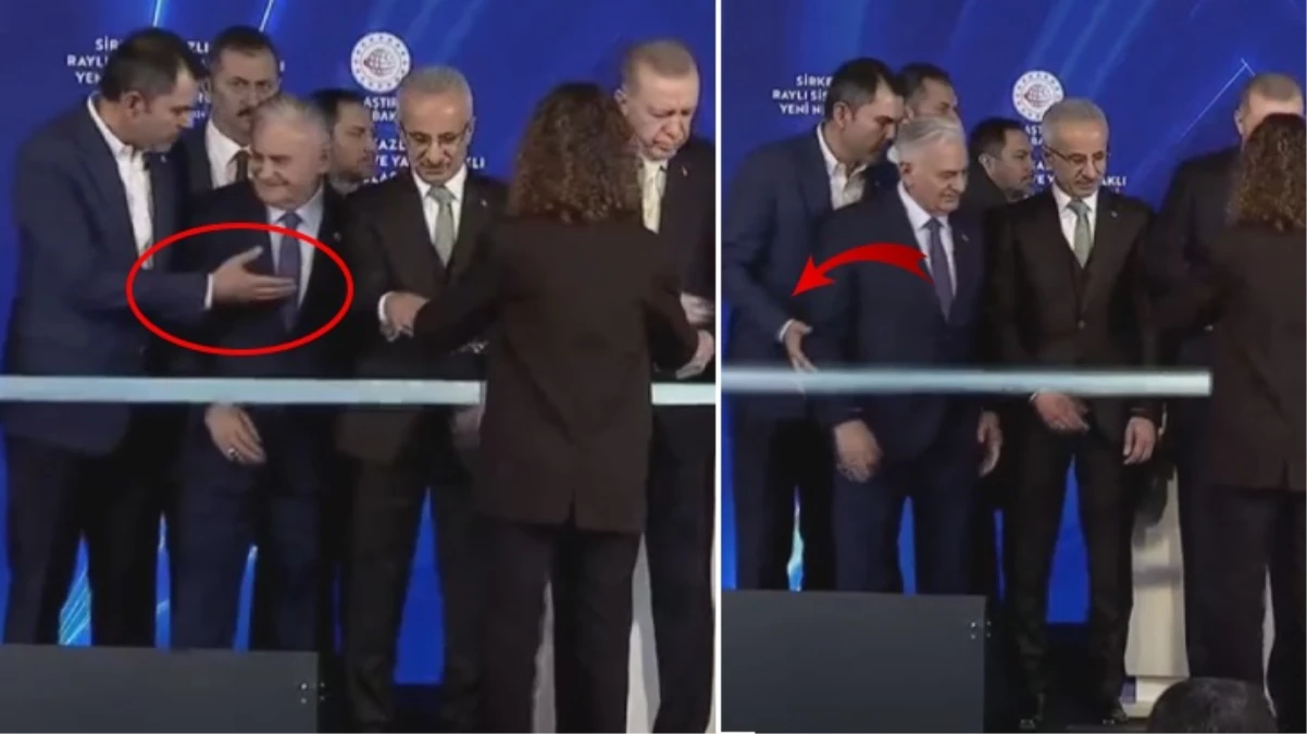 Sirkeci-Kazlıçeşme hattı açılışında protokol krizi! Binali Yıldırım yerini değiştirmedi, Murat Kurum gerildi… Sirkeci-Kazlıçeşme hattı açılışında protokol krizi! Binali Yıldırım yerini değiştirmedi, Murat Kurum gerildi…