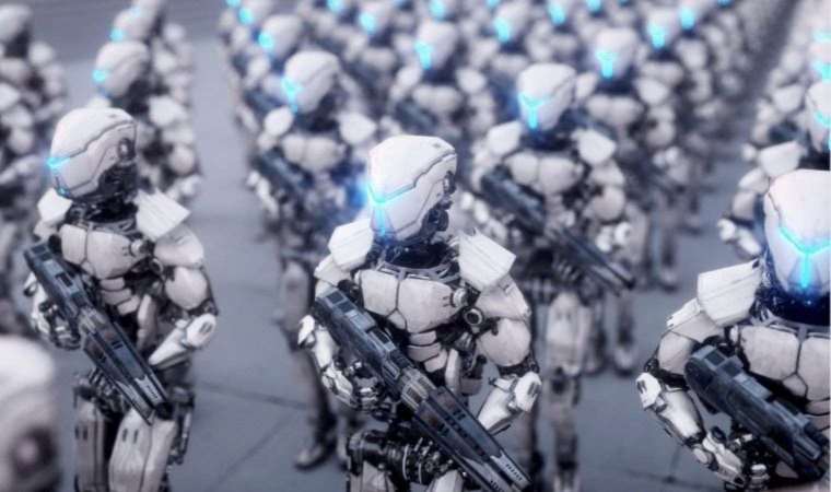 ÇİN ROBOT ORDUSUNA TATBİKAT YAPTIRIYOR, ARTIK SAVAŞLAR DA ROBOTLAR KULLANILACAK