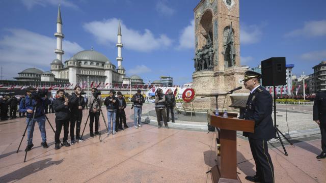 Polis Teşkilatı’nın 179’uncu kuruluş yıl dönümü Taksim’de törenle kutlandı