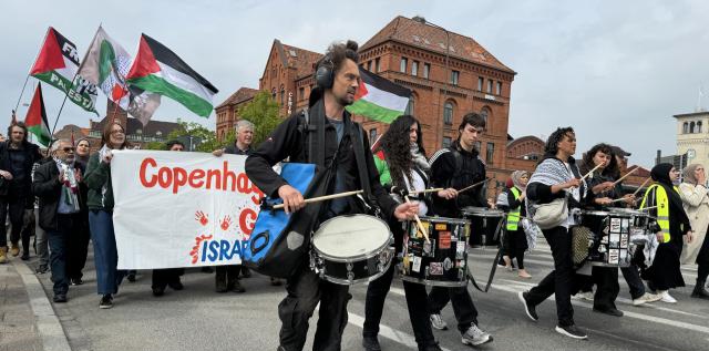 İşgalci İsrail’in, Eurovision Şarkı Yarışması’na katılımı İsveç’in Malmö kentinde protesto edildi