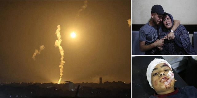 Katil İsrail gece boyunca Gazze’ye saldırdı: 1 gazeteci çok sayıda ölü var