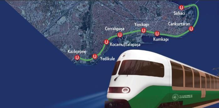 Sirkeci-Kazlıçeşme hattı, dünyaca ünlü gezi listesine girdi Sirkeci-Kazlıçeşme hattı, dünyaca ünlü gezi listesine girdi