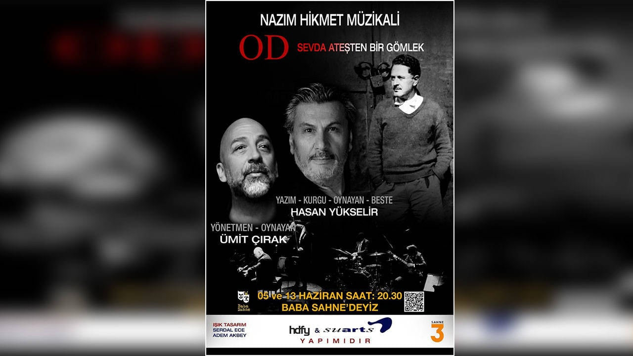 Nazım Hikmet, müzikali İstanbul’da sahnelenecek