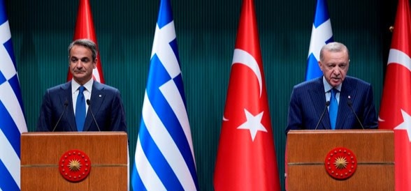 Cumhurbaşkanı Erdoğan, Yunanistan Başbakanı Kiriakos Miçotakis’le bir araya geldi