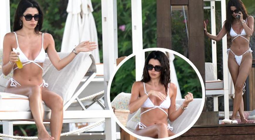 Nesrin Cavadzade’den, Bodrum tatilinde olay yaratan görüntüler!