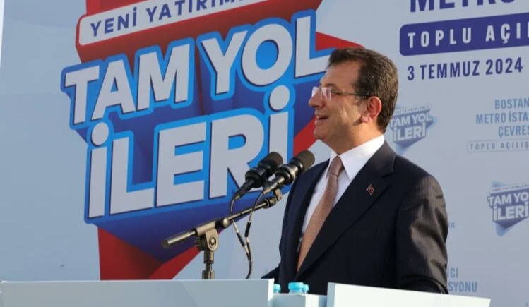 İBB Başkanı Ekrem İmamoğlu, Bostancı Metro İstasyonu ve yaşam vadisi açılış törenine katıldı