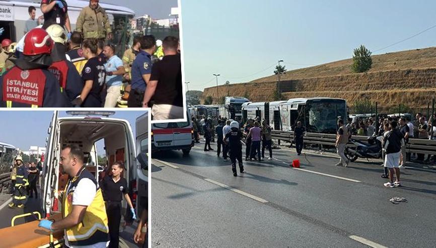 Küçükçekmece’de metrobüs faciası: 1 kişi öldü, 50 kişi yaralandı