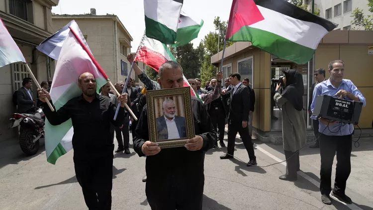 Hamas lideri İsmail Heniyye’nin, cenaze töreni dünya basınında