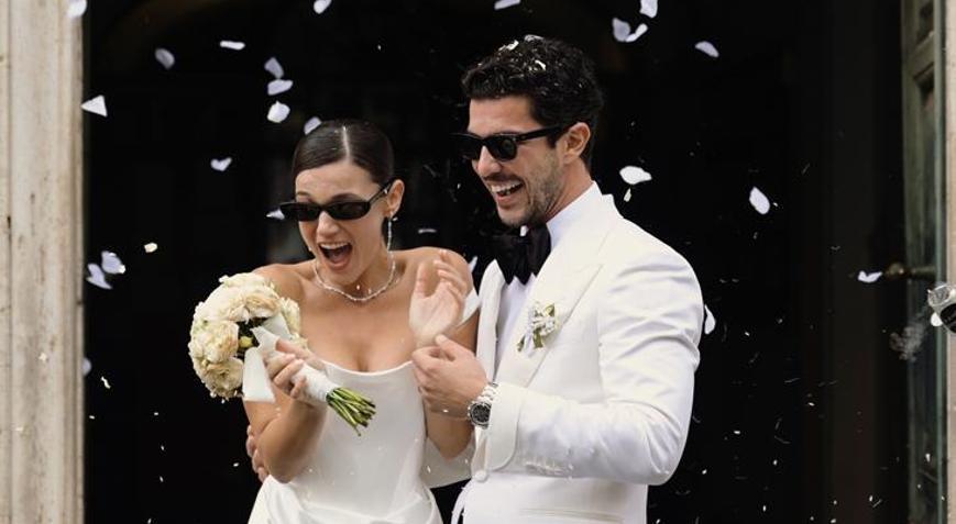 Pınar Deniz ve Kaan Yıldırım Roma’da evlendi!