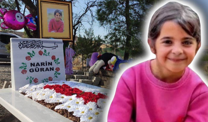 Vahşice katledilen Narin Güran’ın mezarı yapıldı Vahşice katledilen Narin Güran’ın mezarı yapıldı