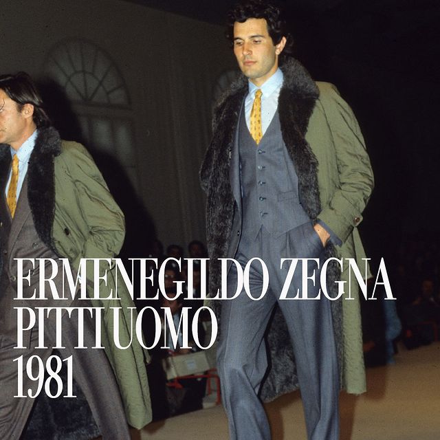 1981 YILI PİTTİ UOMO’DA ZEGNA’YI TANITTILAR