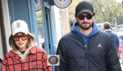 Oyuncu Birkan Sokullu, Bebek’te sevgilisiyle yürüyüş yaparken görüntülendi