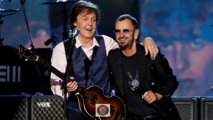Paul McCartney ve Ringo Starr, Londra konserinde yeniden bir araya geldi…
