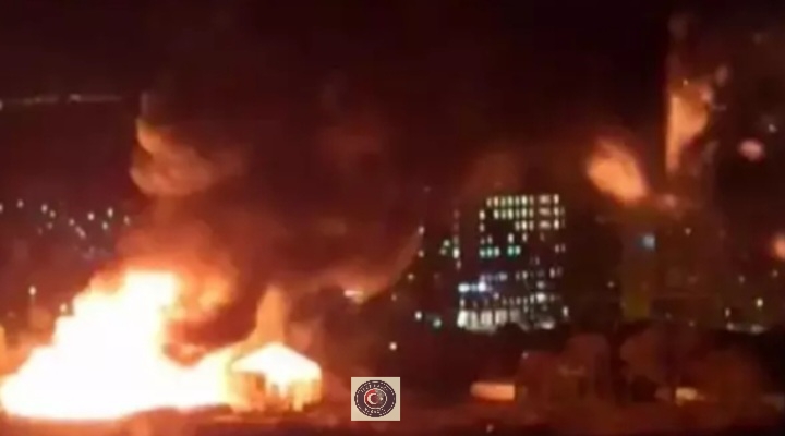 Şakir Paşa Ailesi dizisinin, Kartal’daki çekim platosunda yangın çıktı