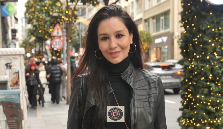 Oyuncu Gülin İyigün, Nişantaşın’da Türk Haber Magazin objektiflerine takıldı