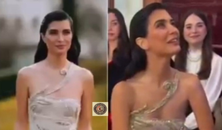 Oyuncu Tuba Büyüküstün, Paris Moda Haftası’nda gerçekten göz kamaştırıcı bir etki yarattı!