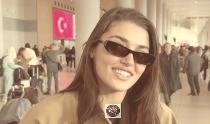 Hande Erçel, İstanbul Havalimanı’nda Türk Haber Magazin kameralarına yansıdı…
