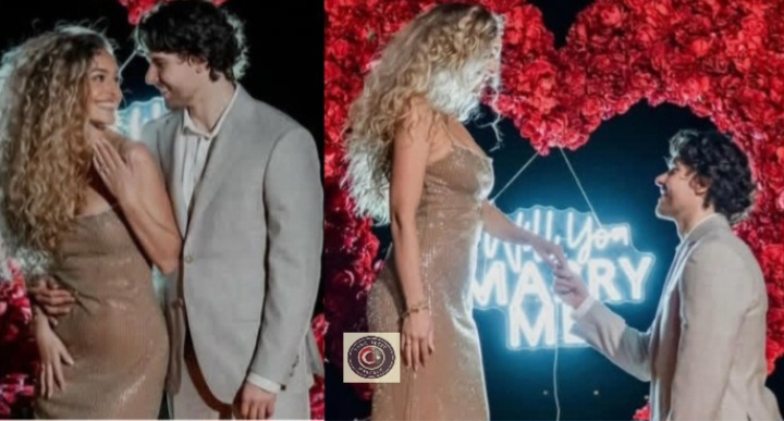 Ferdi Kadıoğlu, sevgilisi Sera Vrij’e romantik evlilik teklifiyle sosyal medya hayran kaldı Ferdi Kadıoğlu, sevgilisi Sera Vrij’e romantik evlilik teklifiyle sosyal medya hayran kaldı