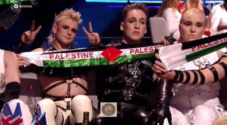 Eurovision’da şok! İsrail yuhalandı, Filistin bayrakları sahneyi bastı!