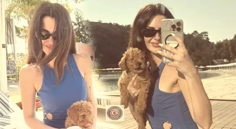 Kalbi boş, stili dolu: Nesrin Cavadzade tatilde göz kamaştırdı!