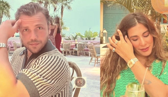 Ünlü çift Amerika’da yıl dönümünü kutladı! Tolga Sarıtaş baba olmak için gün sayıyor