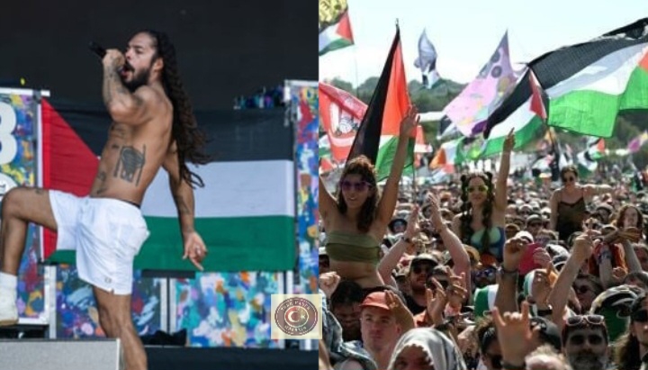 Festival mi, Protesto mu? Glastonbury’de Filistin rüzgarı! Festival mi, Protesto mu? Glastonbury’de Filistin rüzgarı!