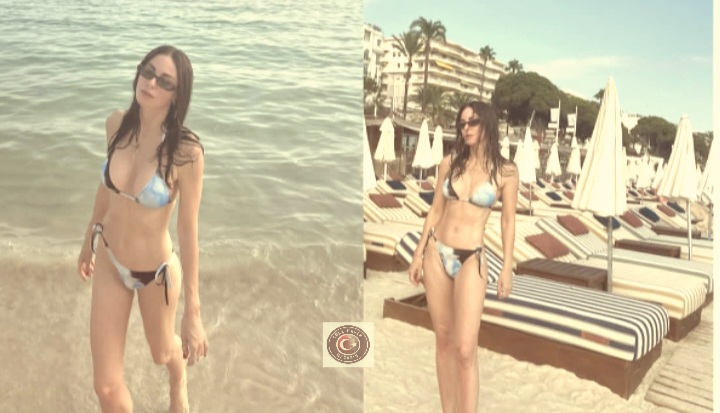 Güzelliğiyle büyüledi! Defne Samyeli’den Cannes çıkarması
