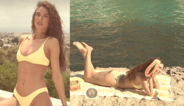 Ruhun Duymaz’ın yıldızı Aslı Sümen, sarı bikiniyle sosyal medyayı kasıp kavurdu