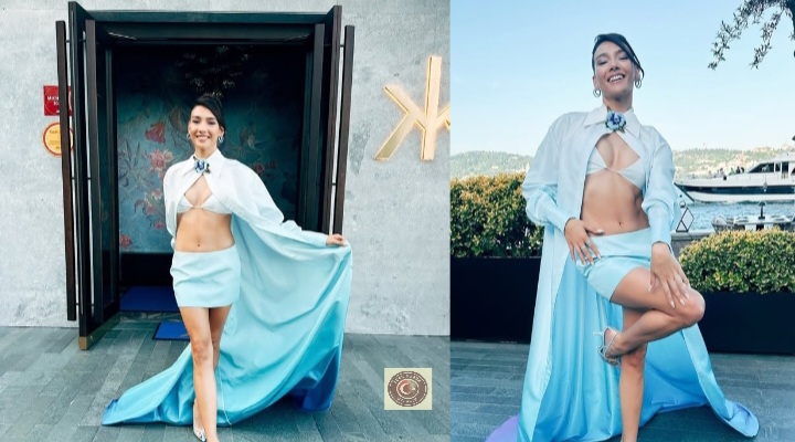 Aybüke Pusat’tan gelinlik şovu! Teşkilat’tan sonra Halef’le bomba gibi dönüş