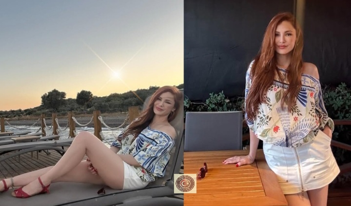 Mine Tugay’ın sahil pozları sosyal medyayı yaktı!