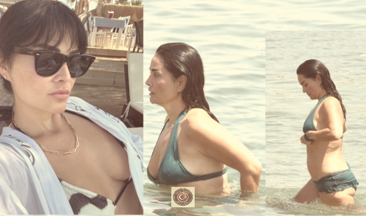 Betül Şahin’den Bodrum’da sürpriz görüntü! Türk Haber Magazin’e konuştu