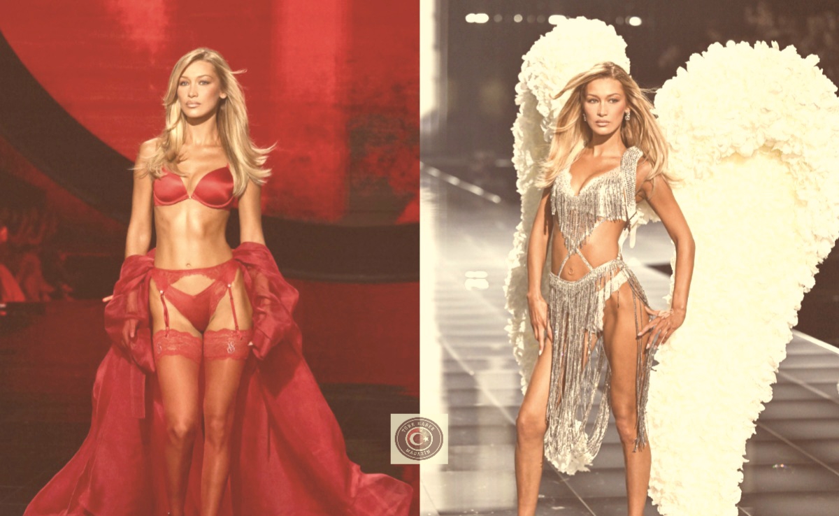 Victoria’s Secret podyumunda 22 kilo şov! Bella Hadid yine olay oldu