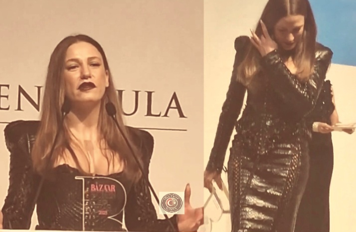 Serenay Sarıkaya ödül gecesinde nefes kesti! Türk Haber Magazin kameralarını büyüledi Serenay Sarıkaya ödül gecesinde nefes kesti! Türk Haber Magazin kameralarını büyüledi