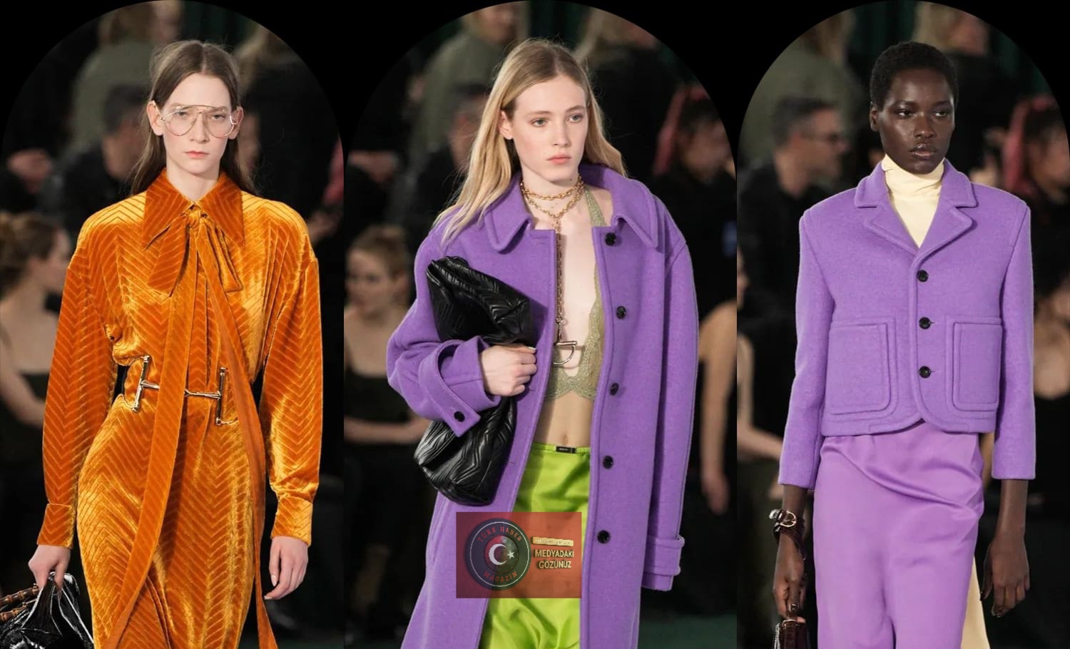 Gucci’den film gibi defile! House of Gucci ruhu yeniden doğdu! Gucci’den film gibi defile! House of Gucci ruhu yeniden doğdu!