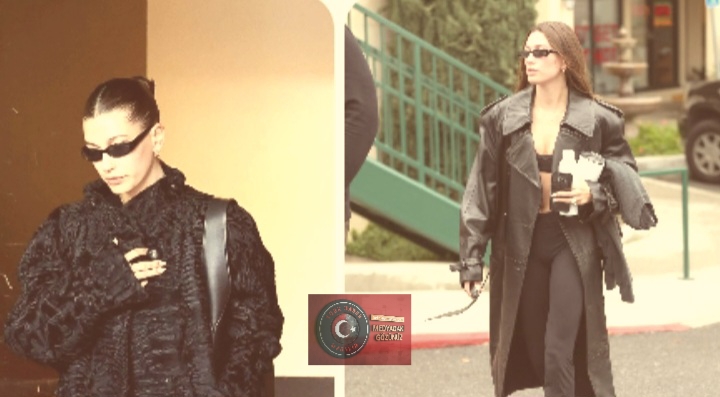 Los Angeles sokaklarında moda şovu: Hailey Bieber’dan siyahın gücü! Türk Haber Magazin’de…