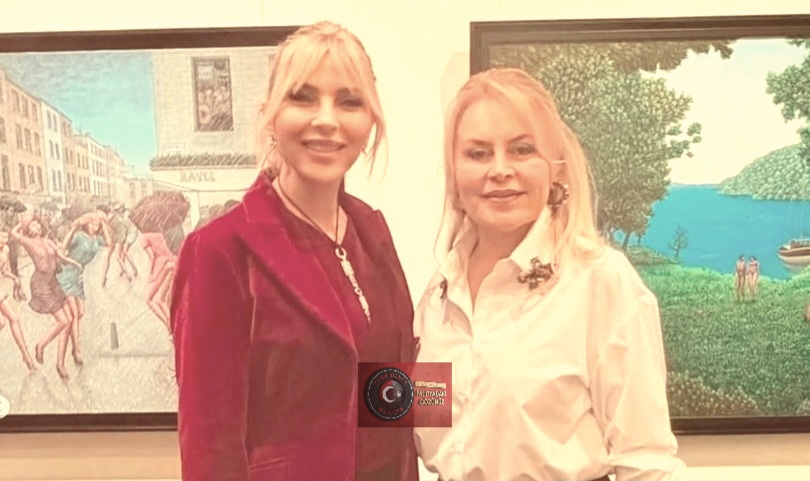 Sanata zarif dokunuş! Demet Sabancı Çetindoğan’dan özel koleksiyonu Türk Haber Magazin kameralarına yansıdı