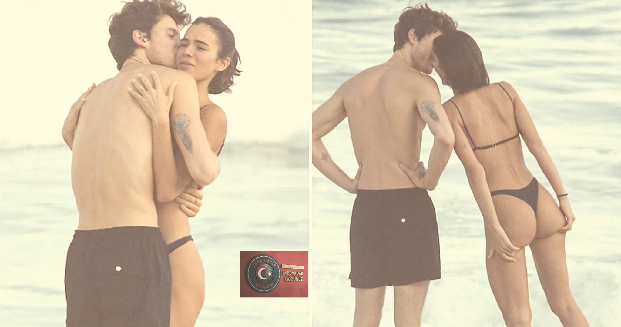 Rio’da aşk rüzgarı! Shawn Mendes ile Bruna Marquezine dudak dudağa yakalandı! Türk Haber Magazin’de…