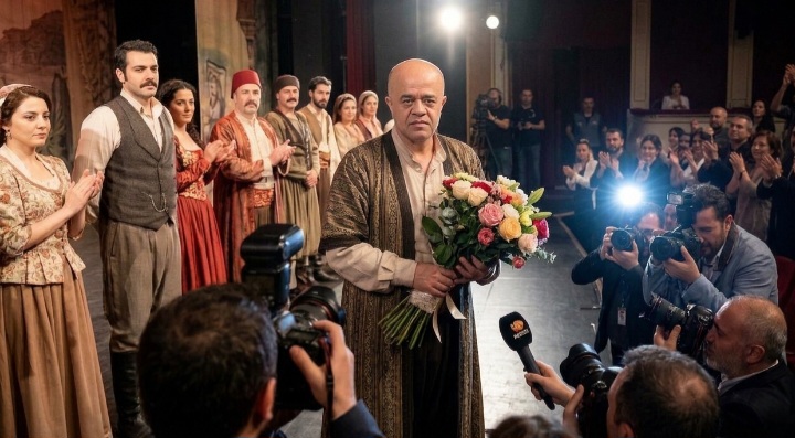 Ünlü magazinci ve oyuncu Habib Aytekin geceye damga vurdu! “Baharın Gözyaşları” tiyatro oyunu ile kalpleri fethetti!