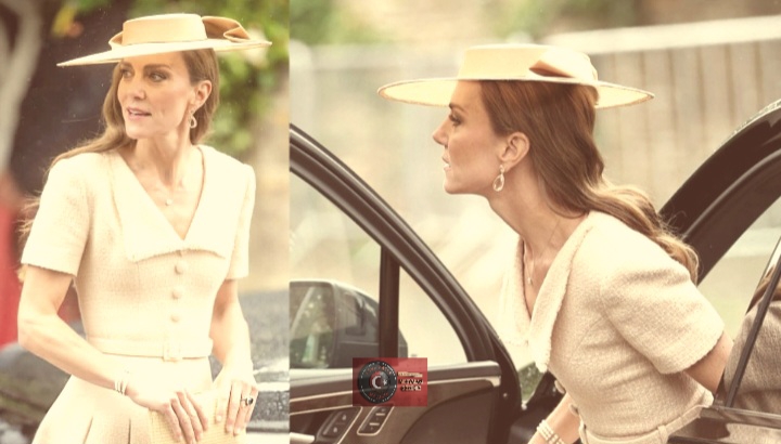 Galler Prensesi Kate Middleton kraliyet düğününde zarafetiyle nefes kesti! Türk Haber Magazin kameraları o anları kaçırmadı